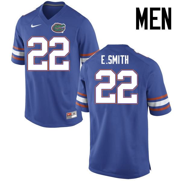 Men's NCAA Florida Gators Emmitt Smith #22 Stitched Authentic Nike Blue College Football Jersey ZNS8565EF